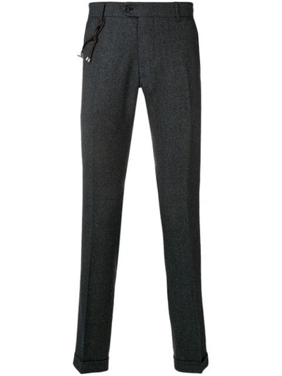 Berwich Slim Fit Trousers In Grey