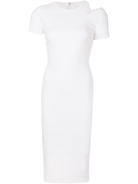 Victoria Beckham Shortsleeved Bodycon Dress | ModeSens