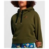 Nike Women's Sportswear Air Crop Half-zip Hoodie, Green