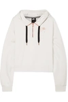 Nike Women's Sportswear Air Crop Half-zip Hoodie, White In Ivory