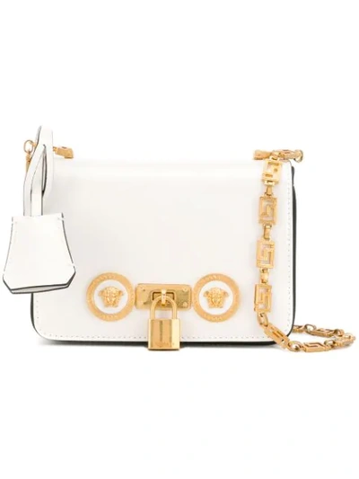 Versace Small Double Medusa Bag In White