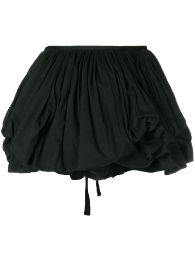 Ann Demeulemeester Balloon Mini Skirt In Black