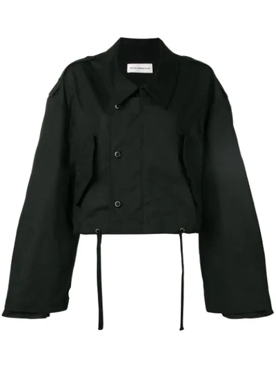 Faith Connexion Cropped Jacket In Black