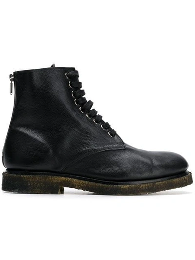 Rocco P Lace-up Boot 7103 In Black