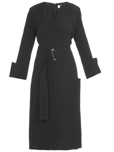 Victoria Beckham Fitted Dress In Black