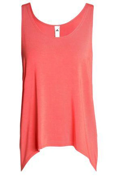 Adidas Originals Adidas Woman Stretch-modal Jersey Tank Coral