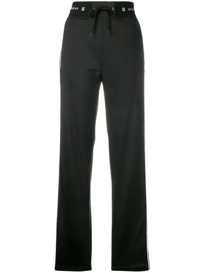 Givenchy Regular Fit Track Trousers In Black