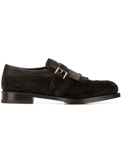 Santoni Classic Oxford Shoes - Brown