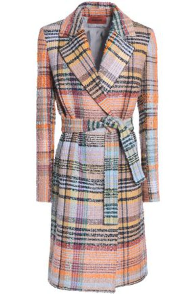 Missoni Woman Belted Wool-blend Bouclé-tweed Coat Multicolor