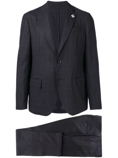 Lardini Classic Madras Suit - Grey