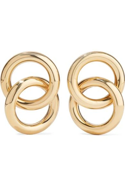 Laura Lombardi Interlock Gold-tone Earrings