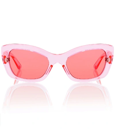 Prada Postcard Cat-eye Sunglasses In Pink ModeSens