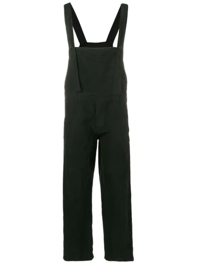 Ann Demeulemeester Wide Leg Overalls - Black