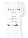 Proenza Schouler Print T-shirt - White