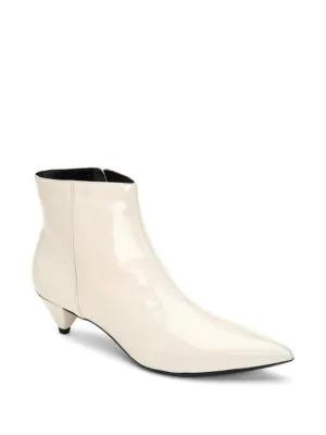 calvin klein patent leather booties