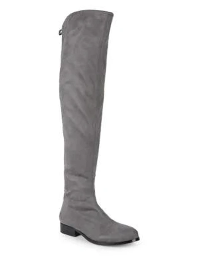 Saks Fifth Avenue Stretch Over-the-knee Boots In Grey