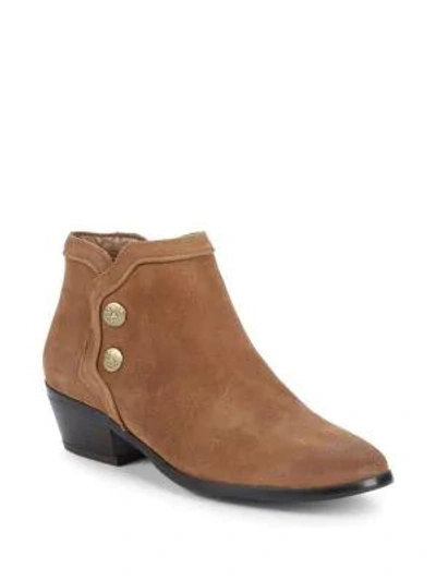 Sam Edelman Pacer Suede Ankle Boots In Mocha