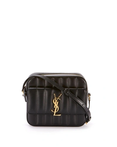 Saint Laurent Vicky Toy Monogram Ysl Crossbody Camera Bag In Black