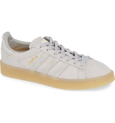 Adidas Originals Women's Campus Lace-up Sneakers In Grey Two/ Grey One/ Gum
