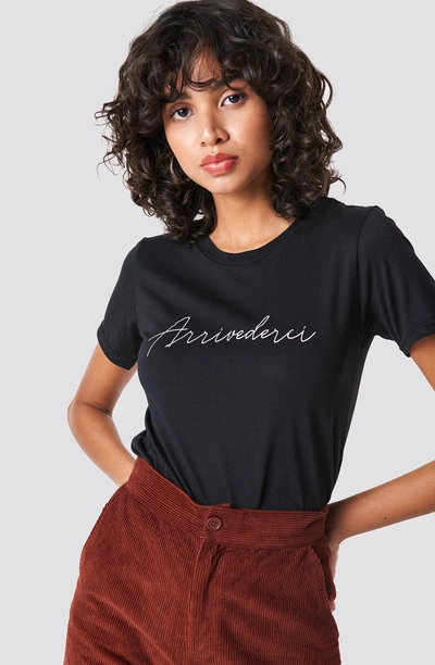 Colourful Rebel Arrivederci Classic Tee Black