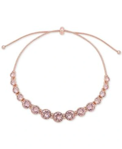 Givenchy Crystal Bezel Slider Bracelet In Pink