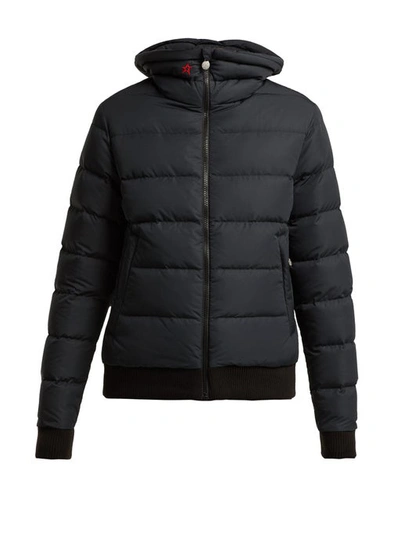 Perfect Moment Super Star Quilted Down Ski Jacket In Black
