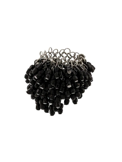 Marc Le Bihan Rhinestone Ring - Black