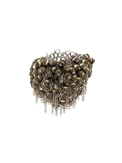 Marc Le Bihan Chain Embellished Ring - Metallic