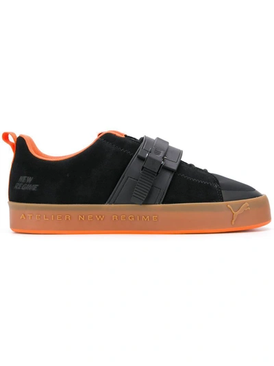 Puma X Atelier New Regime Court Platform Brace Sneakers - Black