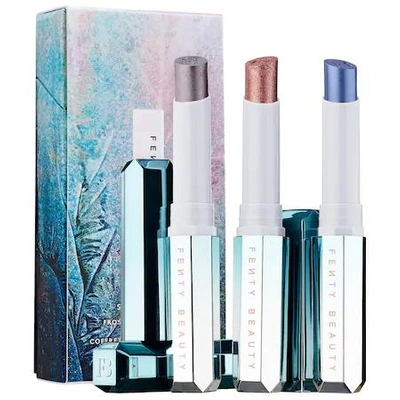 Fenty Beauty By Rihanna Snow Daze & Snow Nights Frosted Metal Lipstick 3-pc Set Snow Nights 3 X 0.65 oz/ 1.9 G