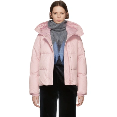 Kenzo Pink Down Quilted Jacket