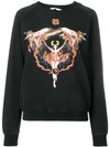 Givenchy Fire Goddess Sweatshirt In Black