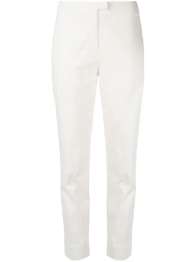 Eleventy Slim-fit Trousers In White