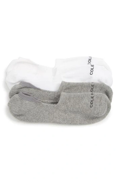 Cole Haan Casual Cushion Liner Socks, Pack Of 2 In White