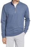 Johnnie-o Sully Quarter Zip Pullover In Helios Blue