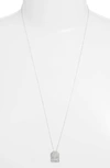 Jennifer Zeuner Jewelry Kiana Zodiac Pendant Necklace In Gemini-silver