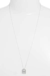 Jennifer Zeuner Jewelry Kiana Zodiac Pendant Necklace In Aries-silver