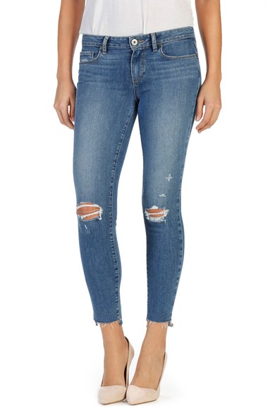 Paige 'verdugo' Ripped Ankle Ultra Skinny Jeans (gia Destructed) | ModeSens