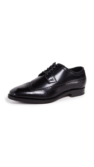 Allen Edmonds Greene Street Brogue Shoes In Black