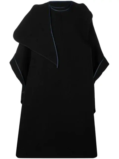 Forte Forte Oversized Wrap Coat - Black