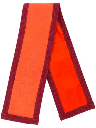 Namacheko Bordered Scarf - Orange