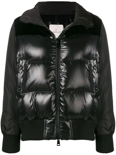 Moncler Padded Jacket In Black