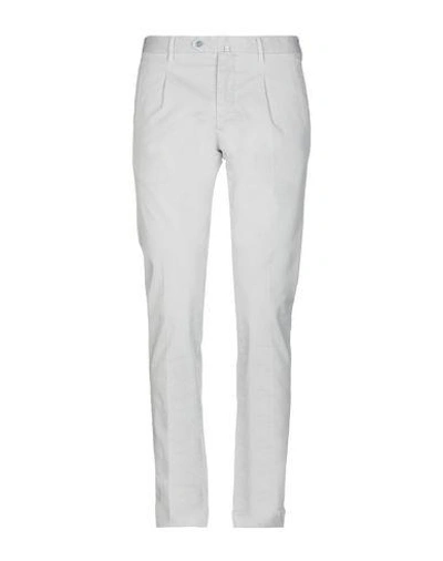 L.b.m 1911 L. B.m. 1911 Man Pants Light Grey Size 40 Cotton, Elastane In Gray