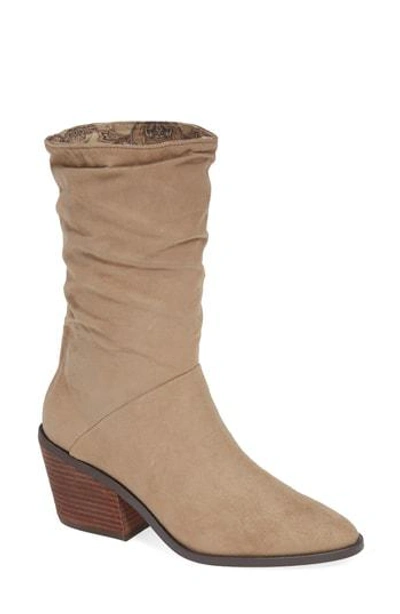 Band Of Gypsies Crash Bootie In Natural Burnished Micro