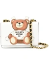 Moschino Toy Bear Paper Cut Out Crossbody Bag In White