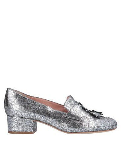 Alberta Ferretti Loafers In Silver
