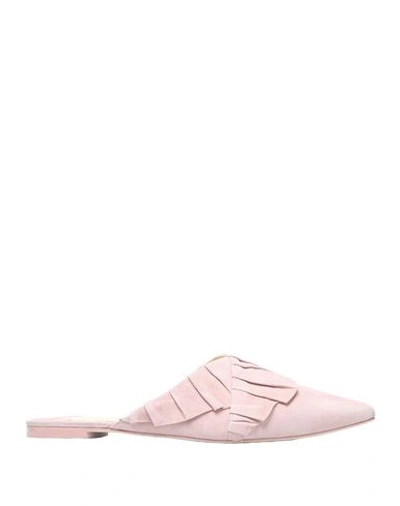 Isa Tapia Mules In Pink