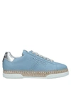 Tod's Sneakers In Sky Blue