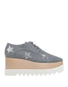 Stella Mccartney Lace-up Shoes In Grey