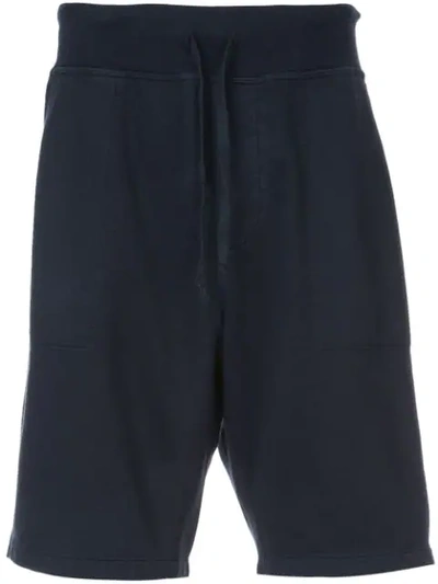 Save Khaki United Fleece Sports Shorts In Blue